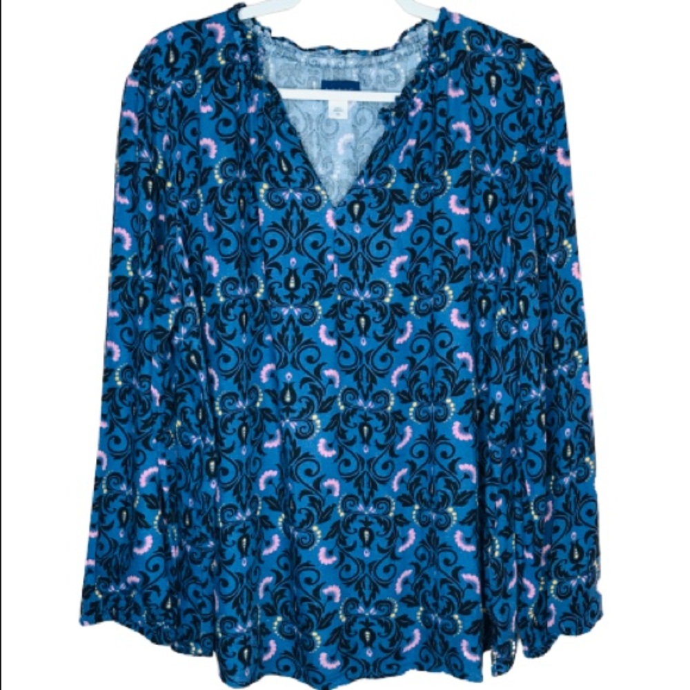 COPY - BASIC EDITIONS. women’s tunic blouse size XXL.